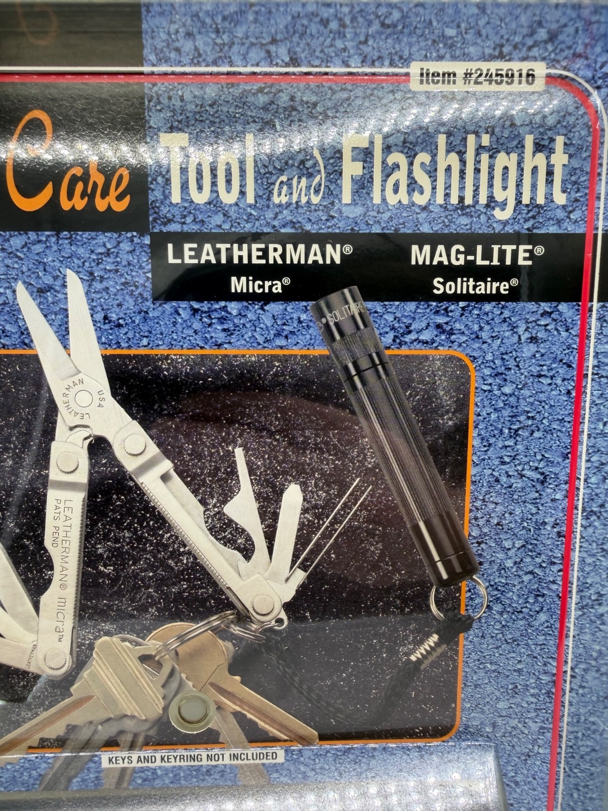 Vintage Gift Set Leatherman Micra Multi Tool & MAG-LITE Solitaire Flashlight