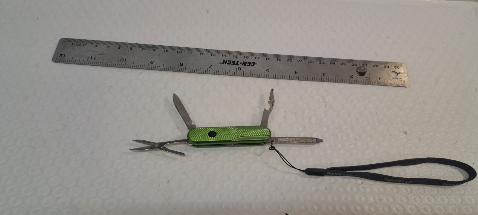 Columbia Tough Tool Green Multi Tool 4 Function Pocket Knife FREE SHIPPING