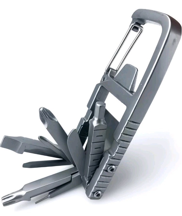 Generic 13 in 1 Keychain Multitool Screwdriver Bit Folding Multi Tool Bottle Ope