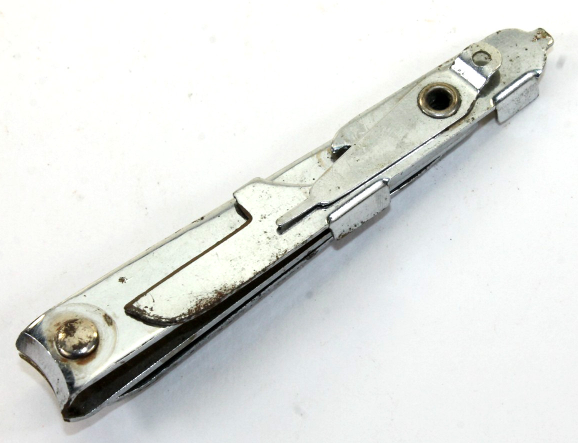 LM Dickson Vintage 6 in 1 Fisherman’s Multi Tool USA Fishing Equipment Pocket
