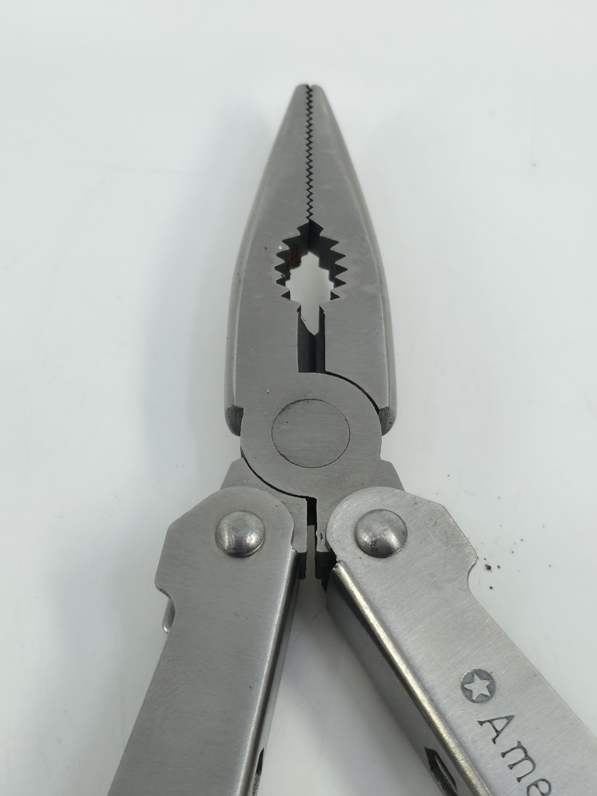 American Camper Stainless Steel Multi-Tool with Pliers Sheath and Bit Driver Set