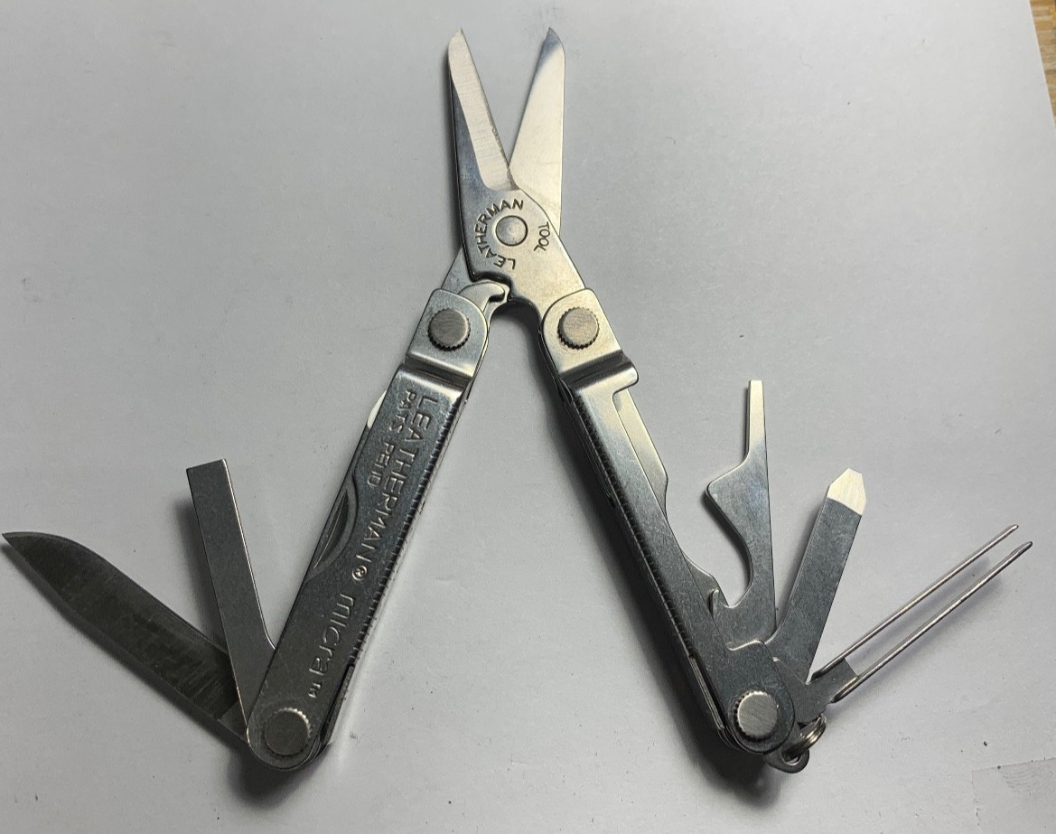 LEATHERMAN, Micra, Multi-tool, Silver