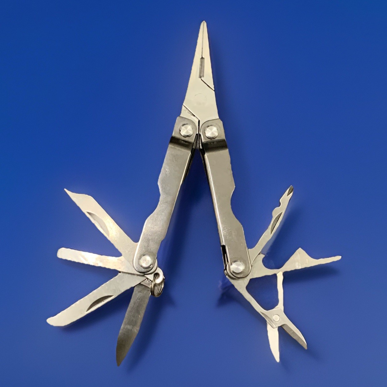 Eddie Bauer Lot of Two (2) Mini Multi Tool with Sheath Blades File Tools Nice 🔥