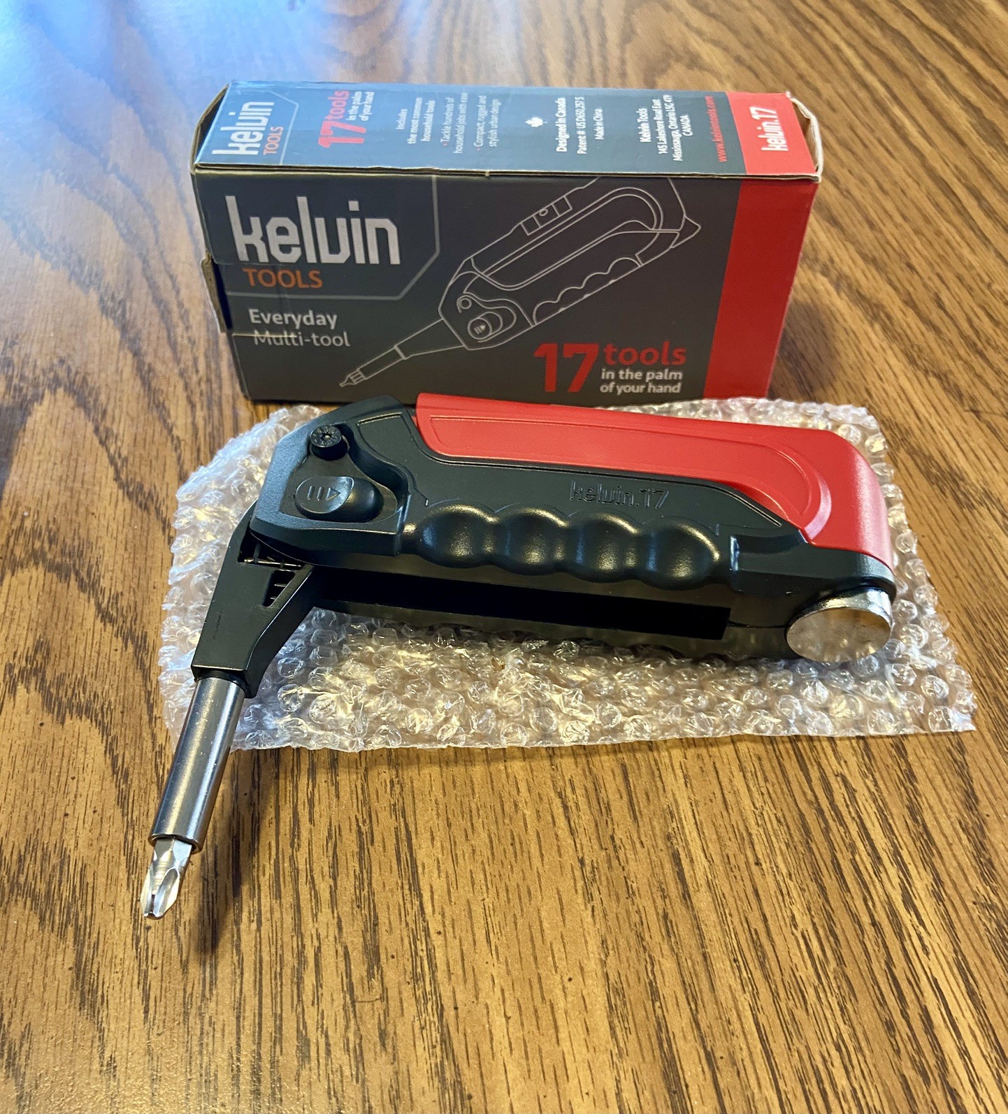 New In Box Kelvin Tools 17 Urban Screwdriver Set, All in One Everyday Multitool