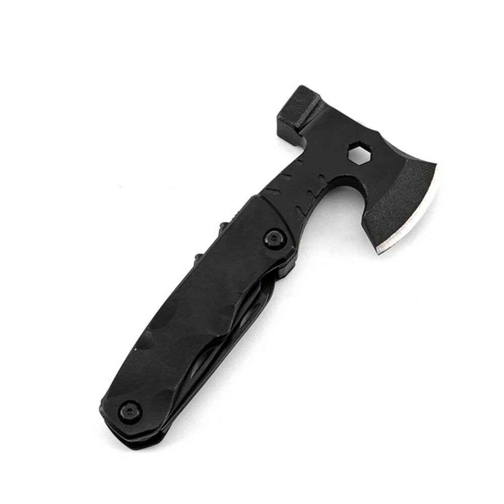 Best Multi Function Purpose Axe Hatchet Hammer Knife Tool Camping Survival Steel
