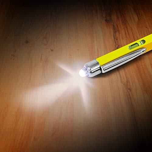 Stocking Stuffers Gifts for Men, 9 in 1 Multitool Pen, Cool Gadgets for Yellow