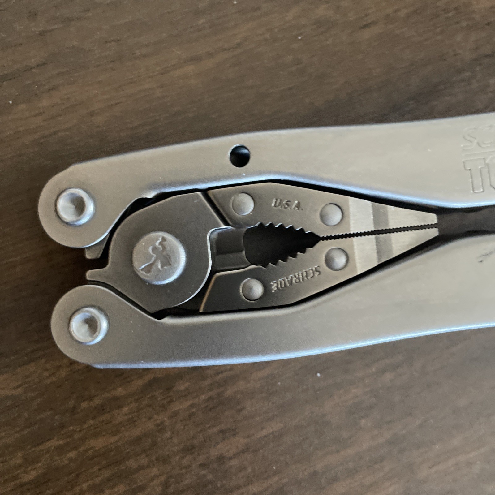 Vintage Schrade Tough Tool ST1 Multi-Tool w/ Leather Sheath USA