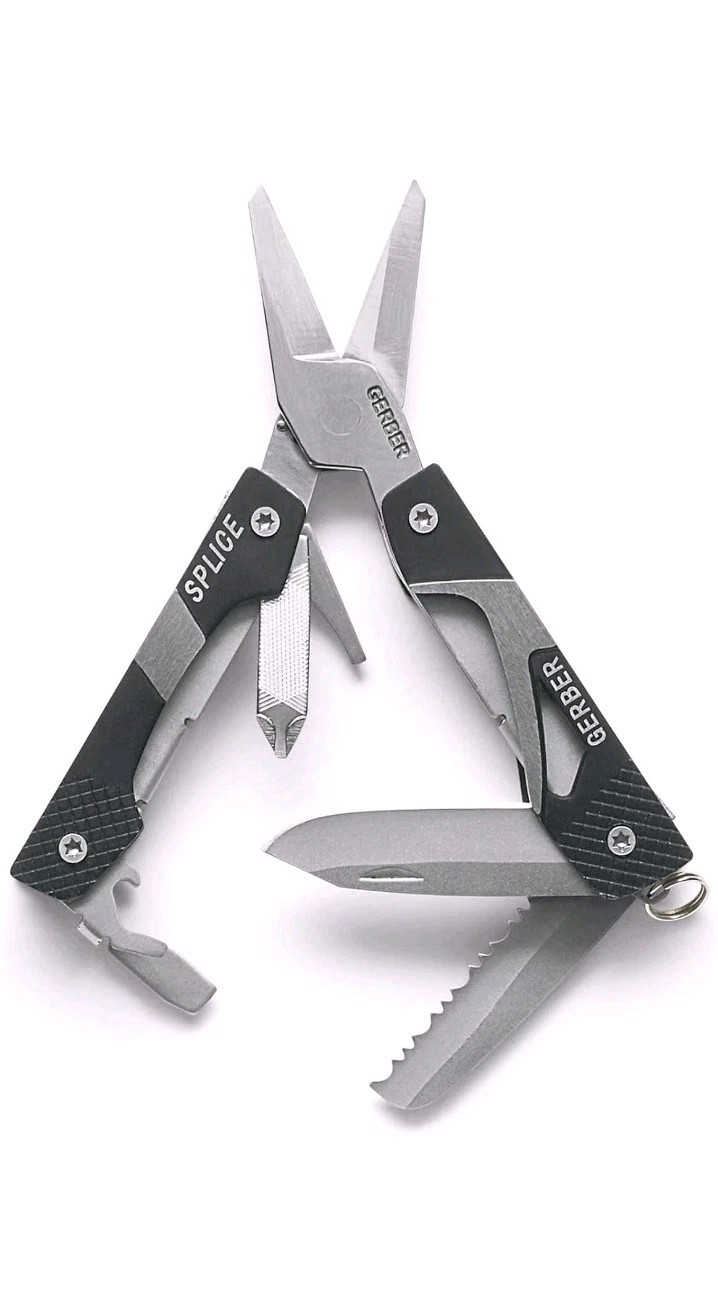Gear Splice Multi Tool 9 Tools In 1 2.5 OZ 2.4″ Closed 1.5″ Stainless Blade