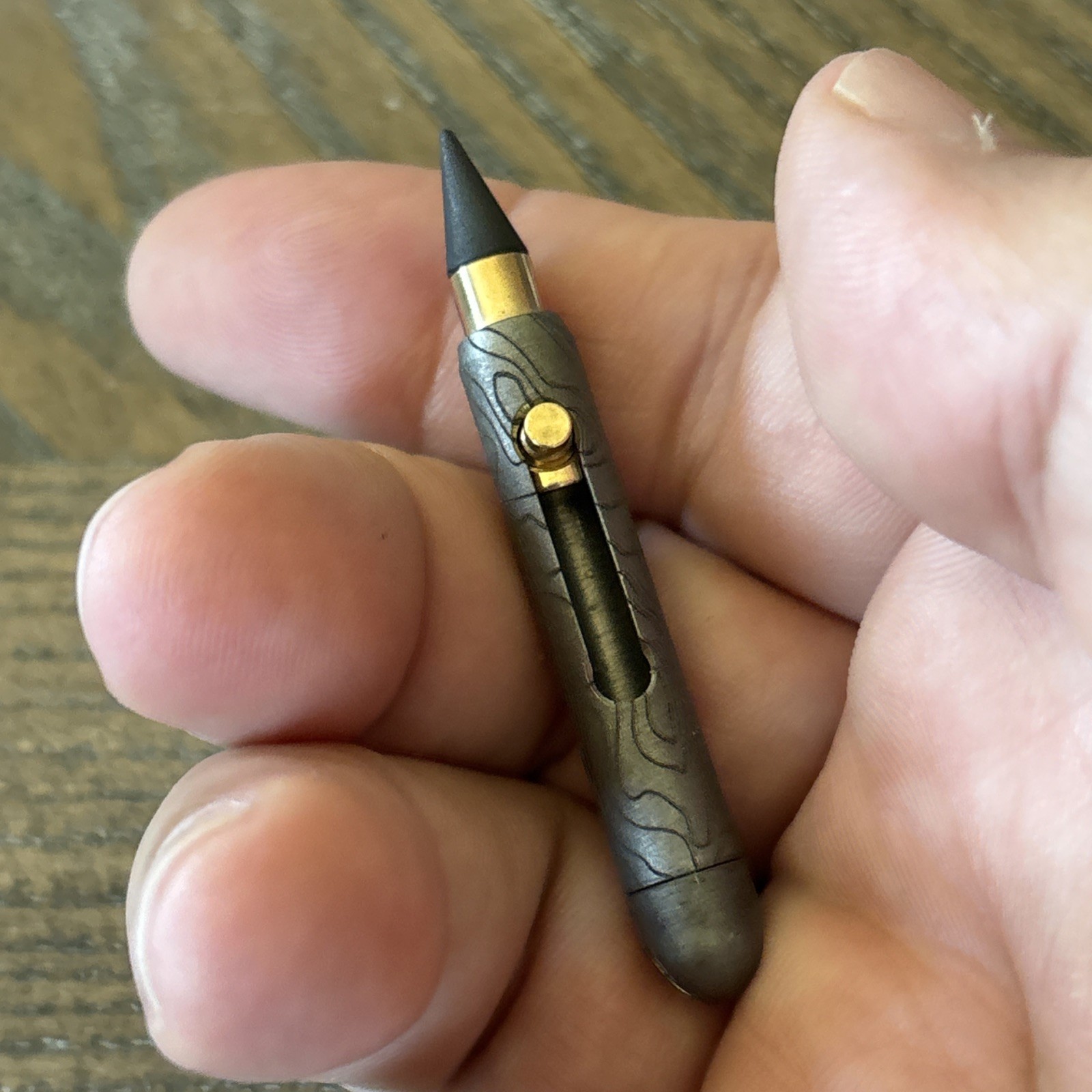 Maratac Ultem Pen Driver, 4 Bits New Pattern + Titanium Forever Graphite Pencil
