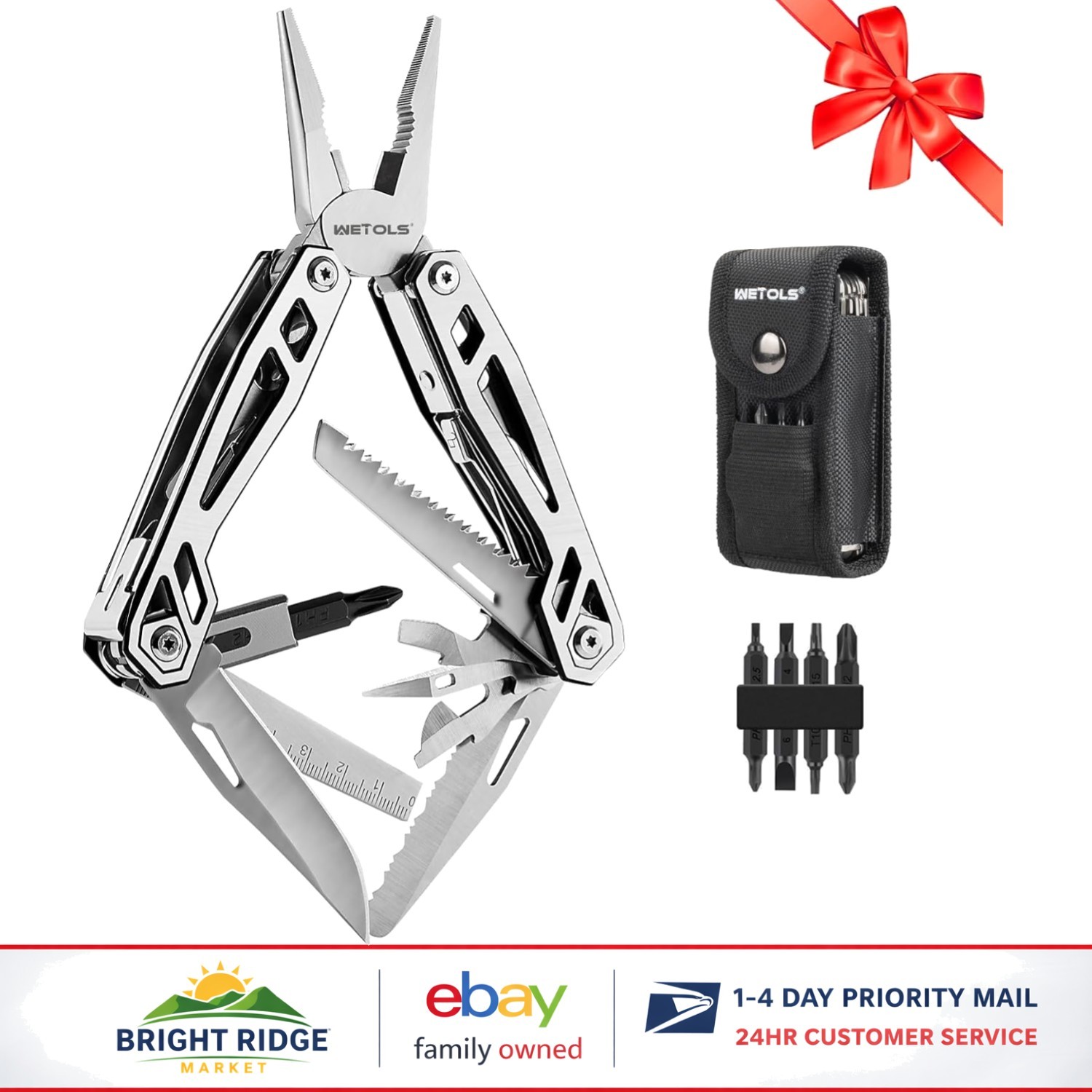 Essential Multitool with 21 Functions, Great for Birthdays and Special Occasions