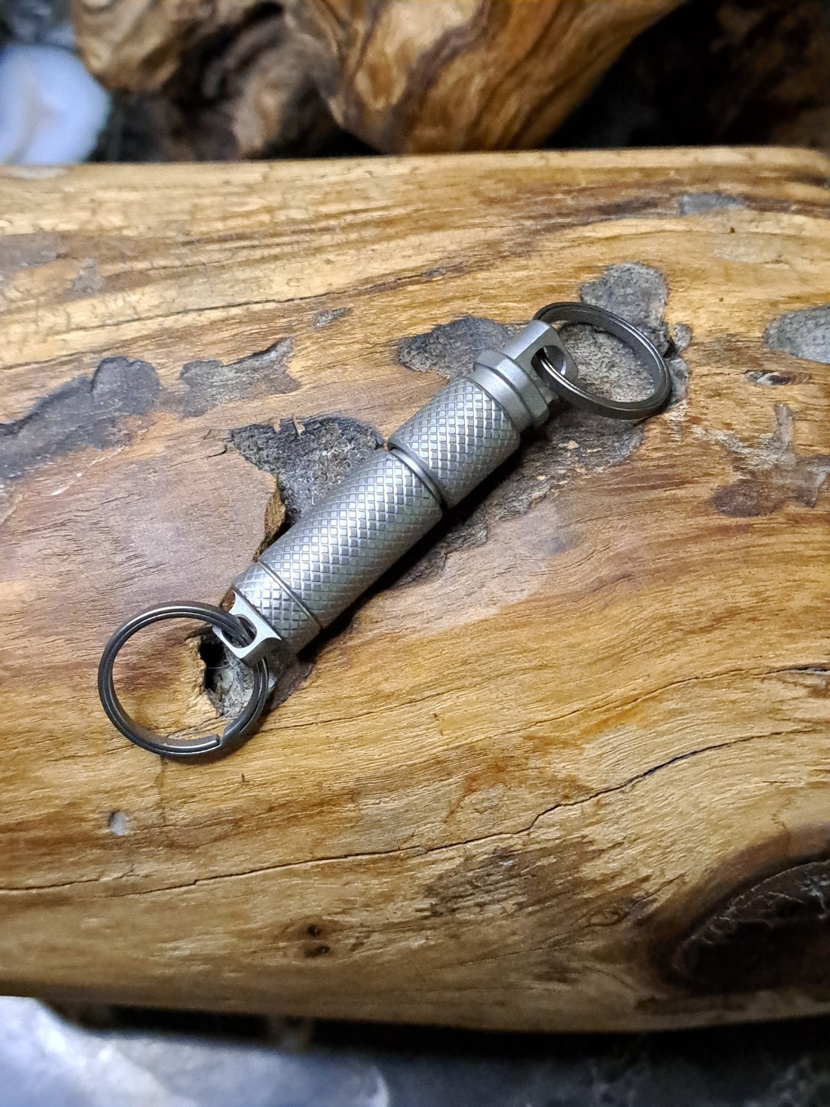 Pro Series Titanium Quick-Release Multi-Tool Swivel Box Opener Pill Fob