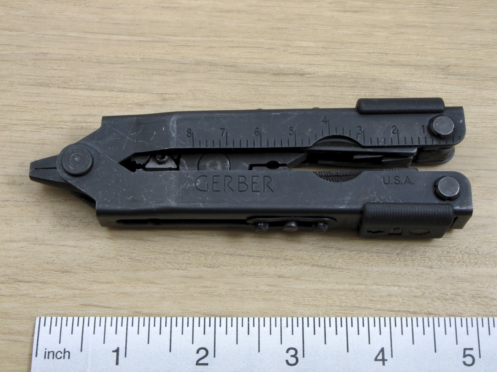 Gerber MP600 Multi-Tool Multi-Plier Needlenose Carbide Cutters, Black Oxide
