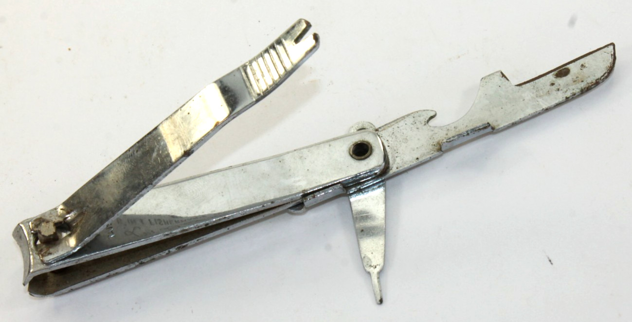 LM Dickson Vintage 6 in 1 Fisherman’s Multi Tool USA Fishing Equipment Pocket