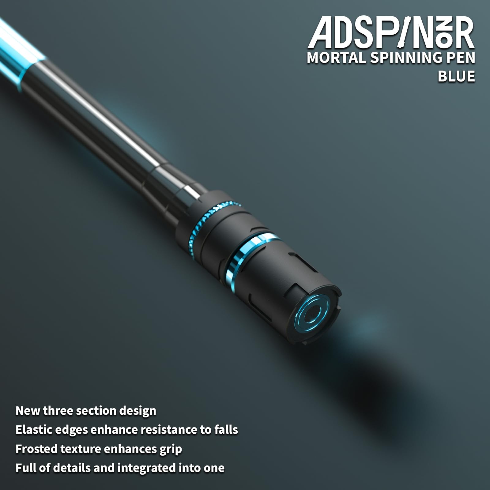 Mr. Nope Weighted Mortal Spinning Pen Mod Advanced Trick Spin Pen for Precisi…