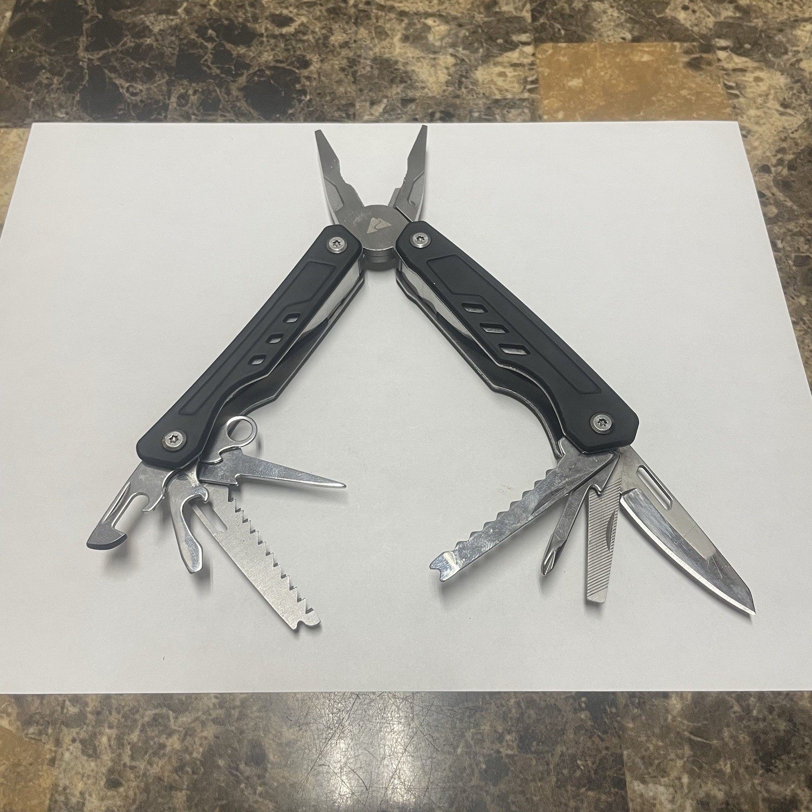 Ozark Trail 17-in-1 Multi Tool Black Stainless Steel Camping Outdoor New
