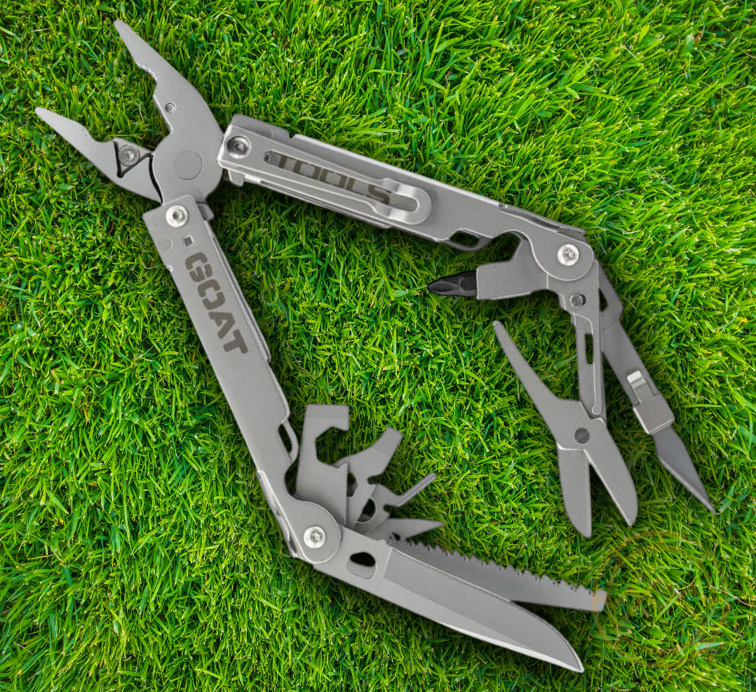 Goat Tools Multitool Satin Integrated Essentials Universal Bit Driver Hot-Swap