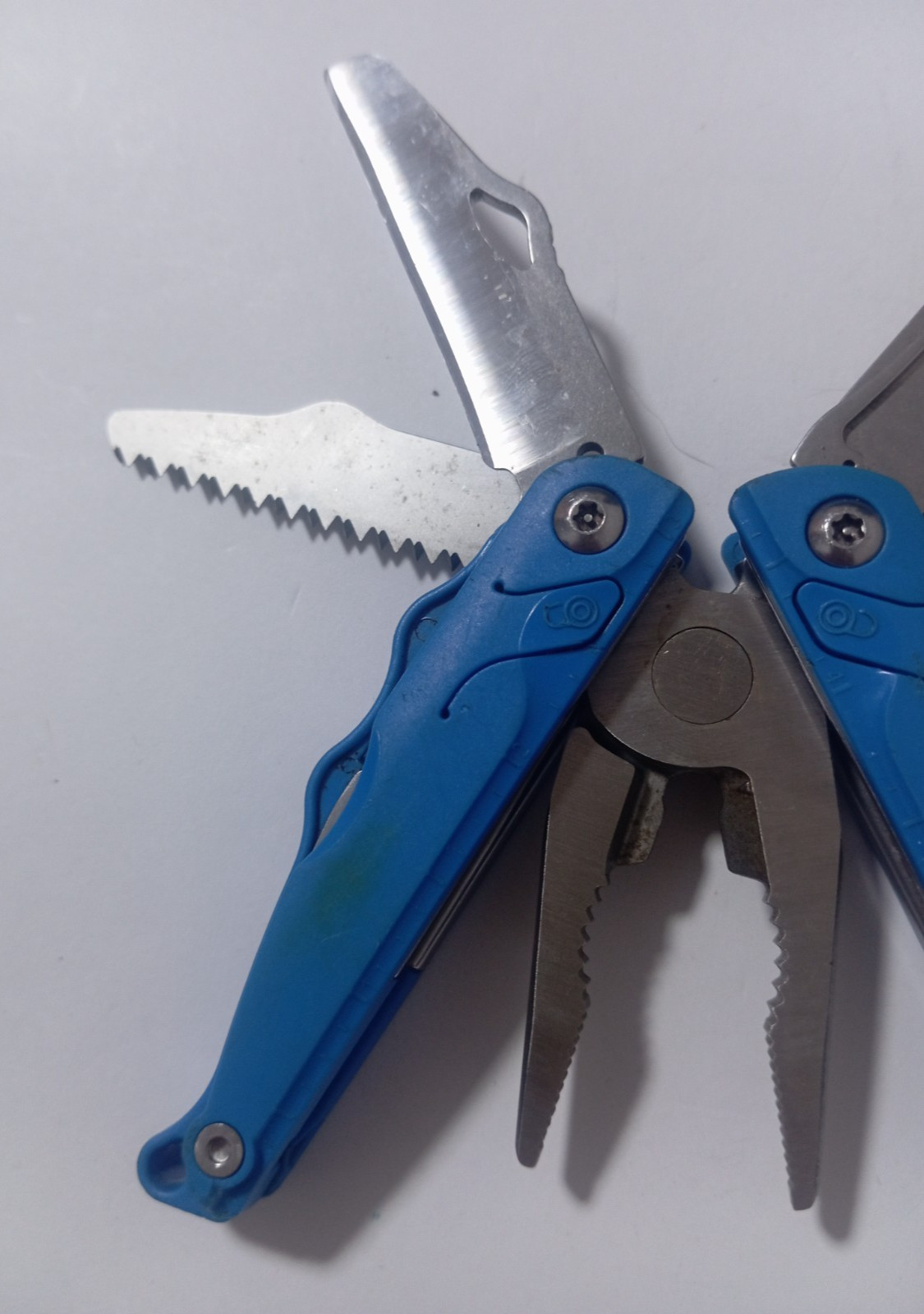 🔥🔥🔥 Leatherman Leap Blue Multi Tool Retired Very Rare