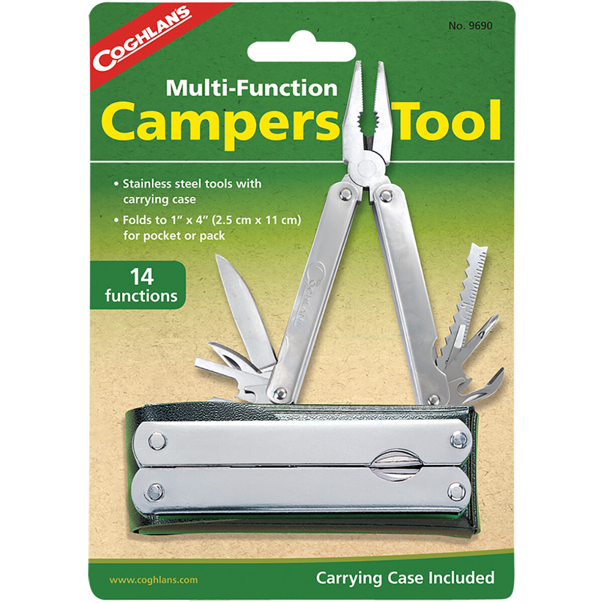 Coghlan’s Multifunctional Camper’s Tool with Case