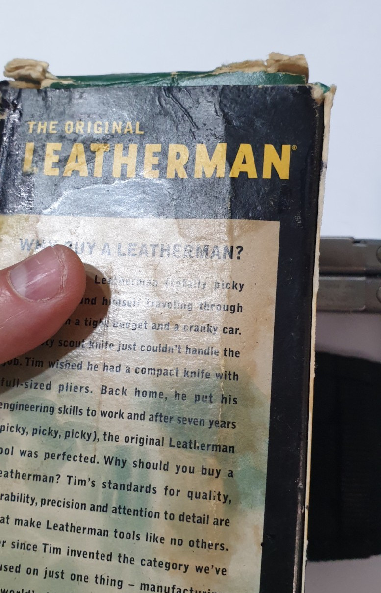 🔥🔥 Leatherman Original Wave OG New Retired Very Rare Box Collectable Pat Pend