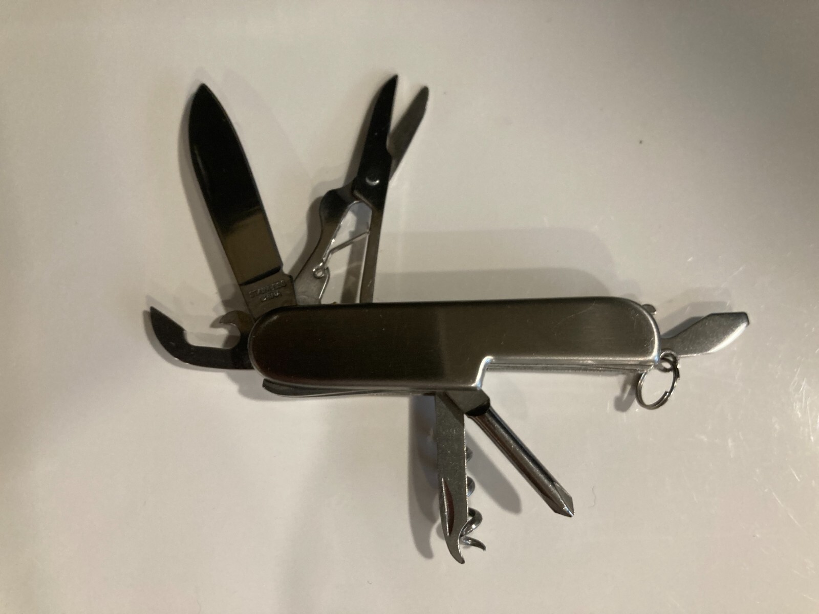 8-in-1 Folding Pocket Knife, Survival Multi-Tool