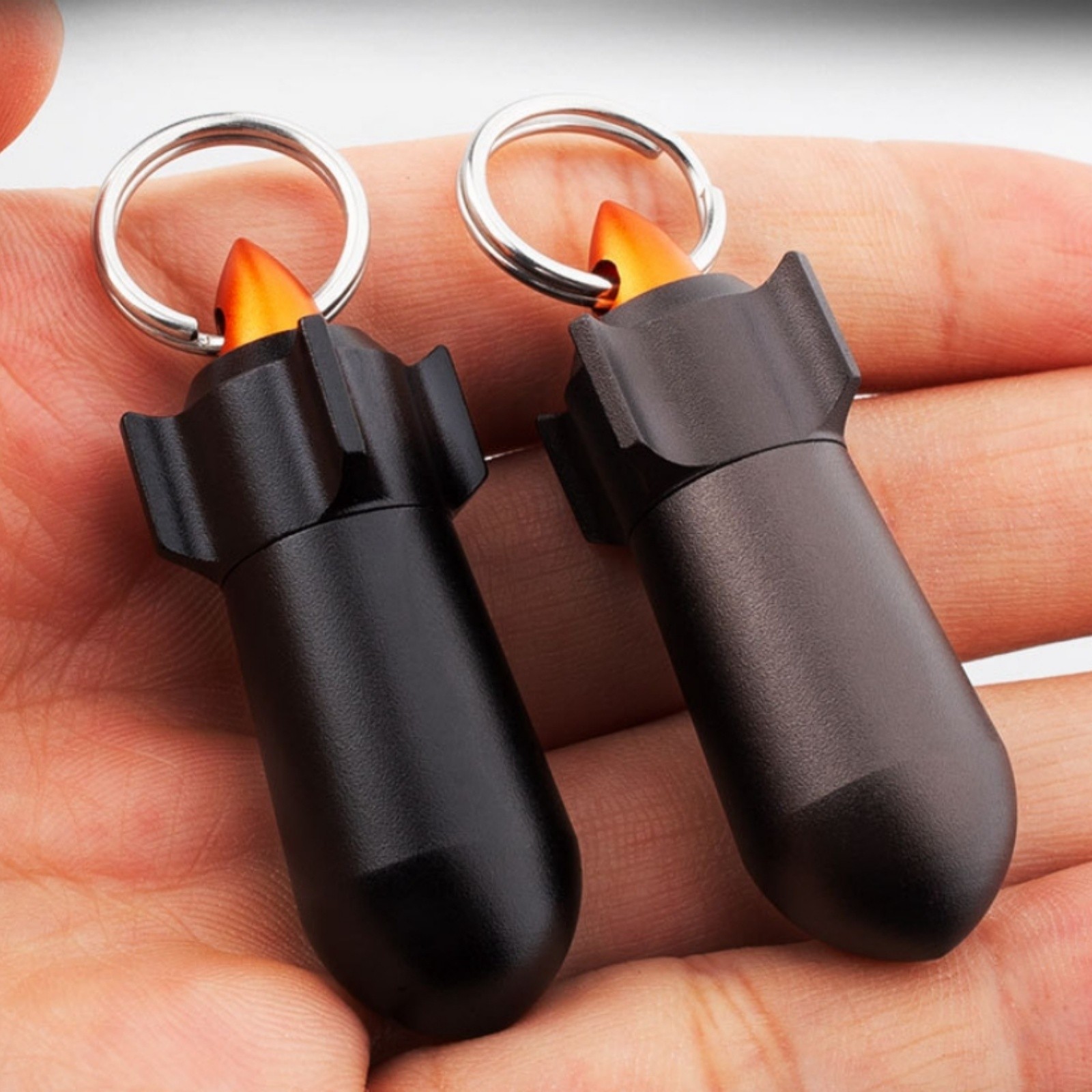 Aluminum Alloy Mini Capsule Container EDC Pill Holder Waterproof Portable