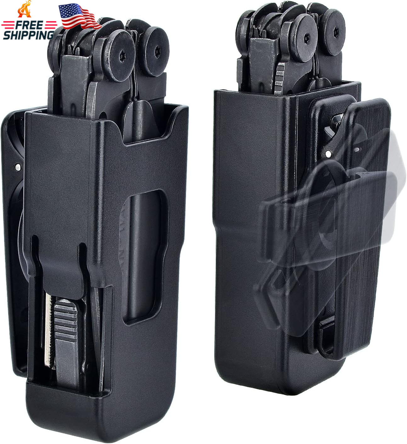 Sheath for LEATHERMAN Wave & Wave Plus, Wave Case with 360° Rotable Clip, Easy C