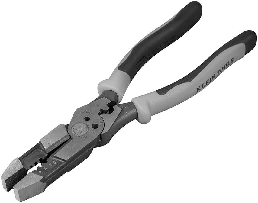 Made in USA Klein Tools J215-8CR – 8-Inch Multi-Function Pliers for Electricians