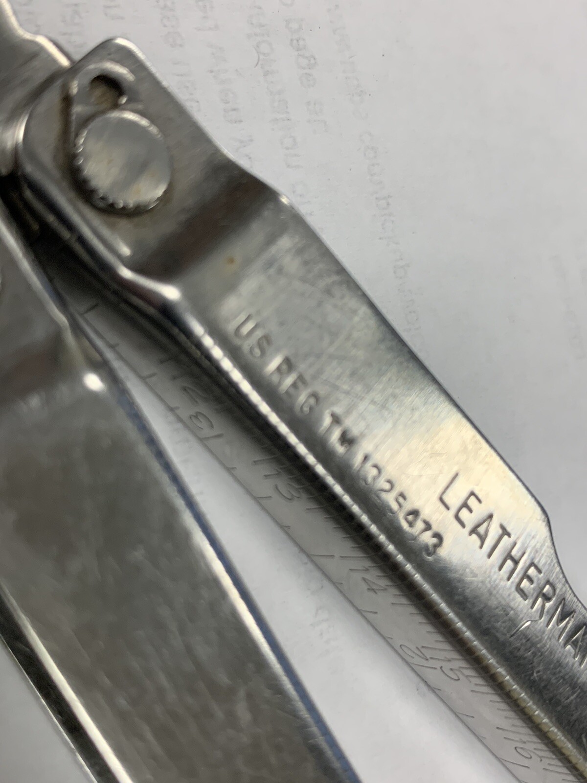 Vintage Leatherman Tool Multi-Tool Stainless Steel Knife Pliers Plus More