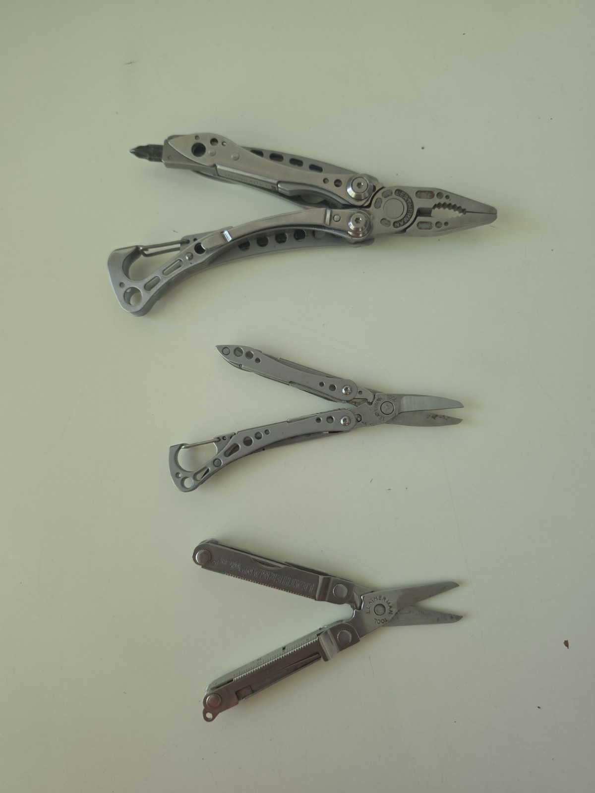 Lot Of 3 Leatherman-Skeletool/Style CS/Micra