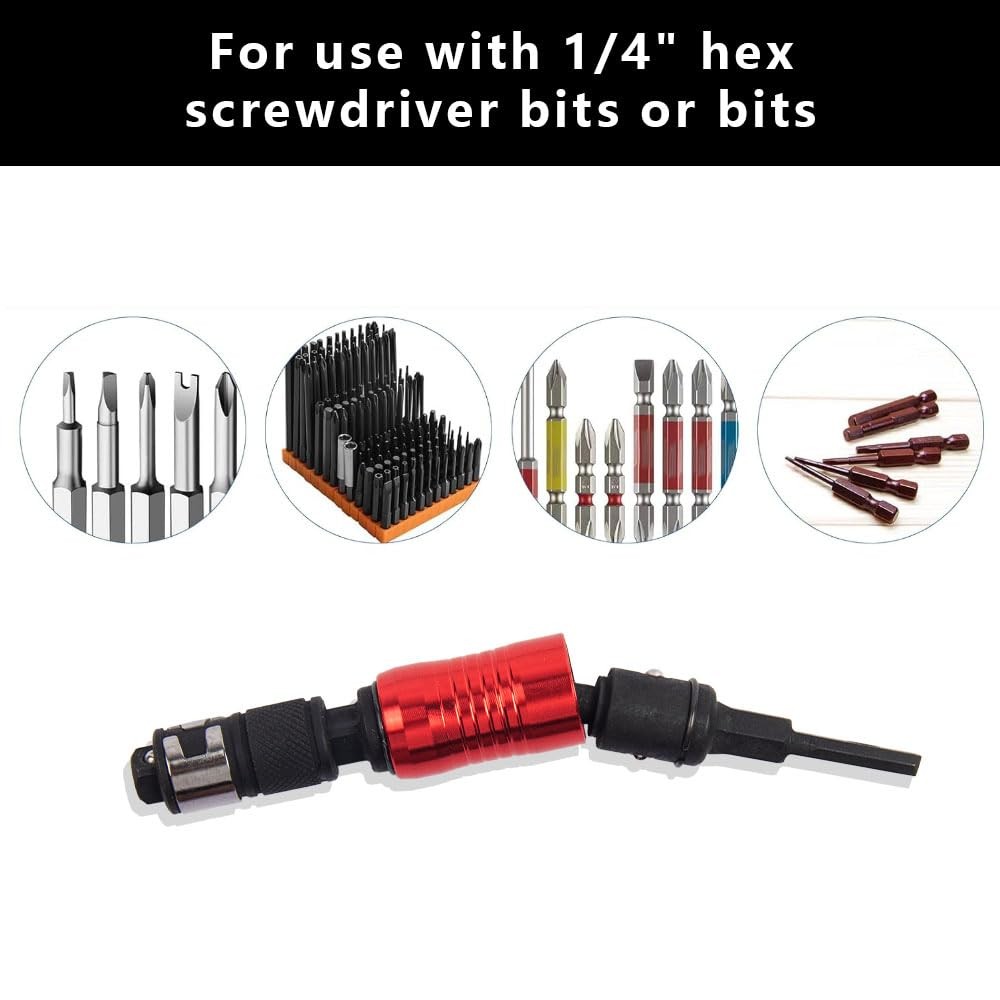 Pivoting Drill Screwdriver Bit Holder Extender for Leatherman MUT/EOD/Skeleto…