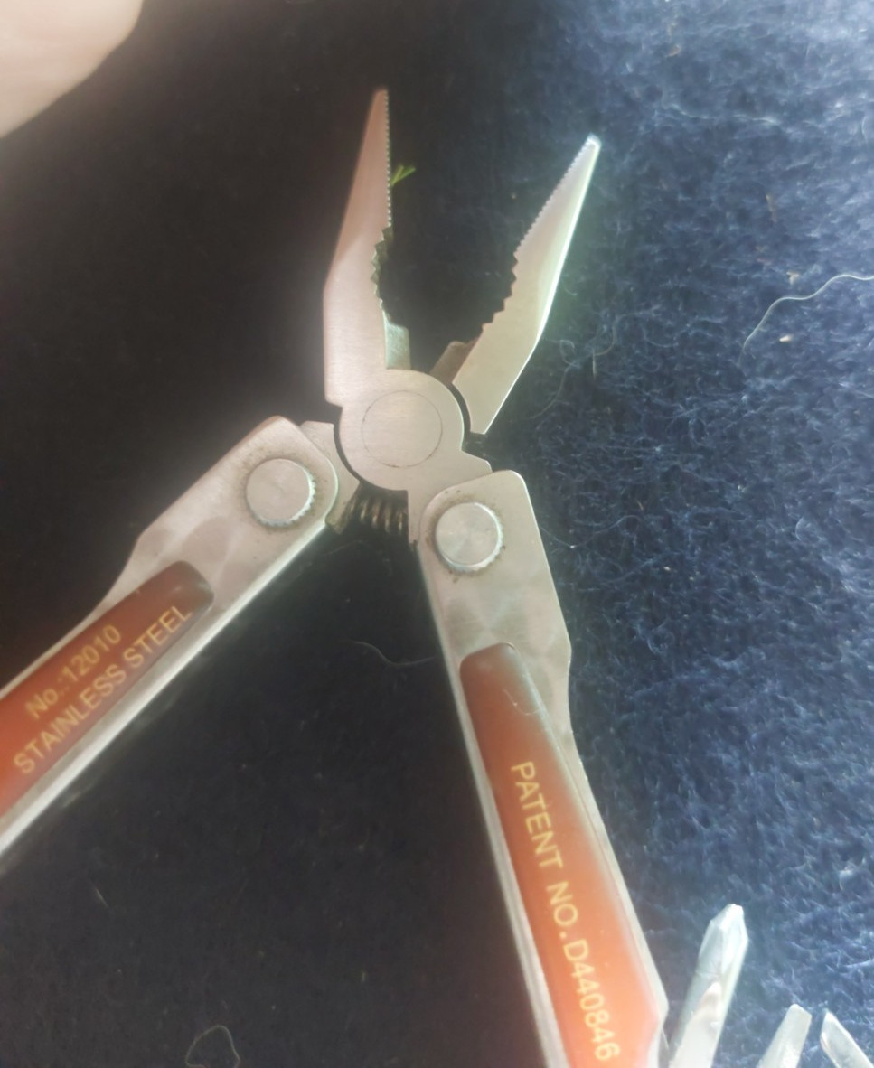 Sheffield Mini Multi Tool 9 in 1 Knife Pliers Saw Screwdriver scissors