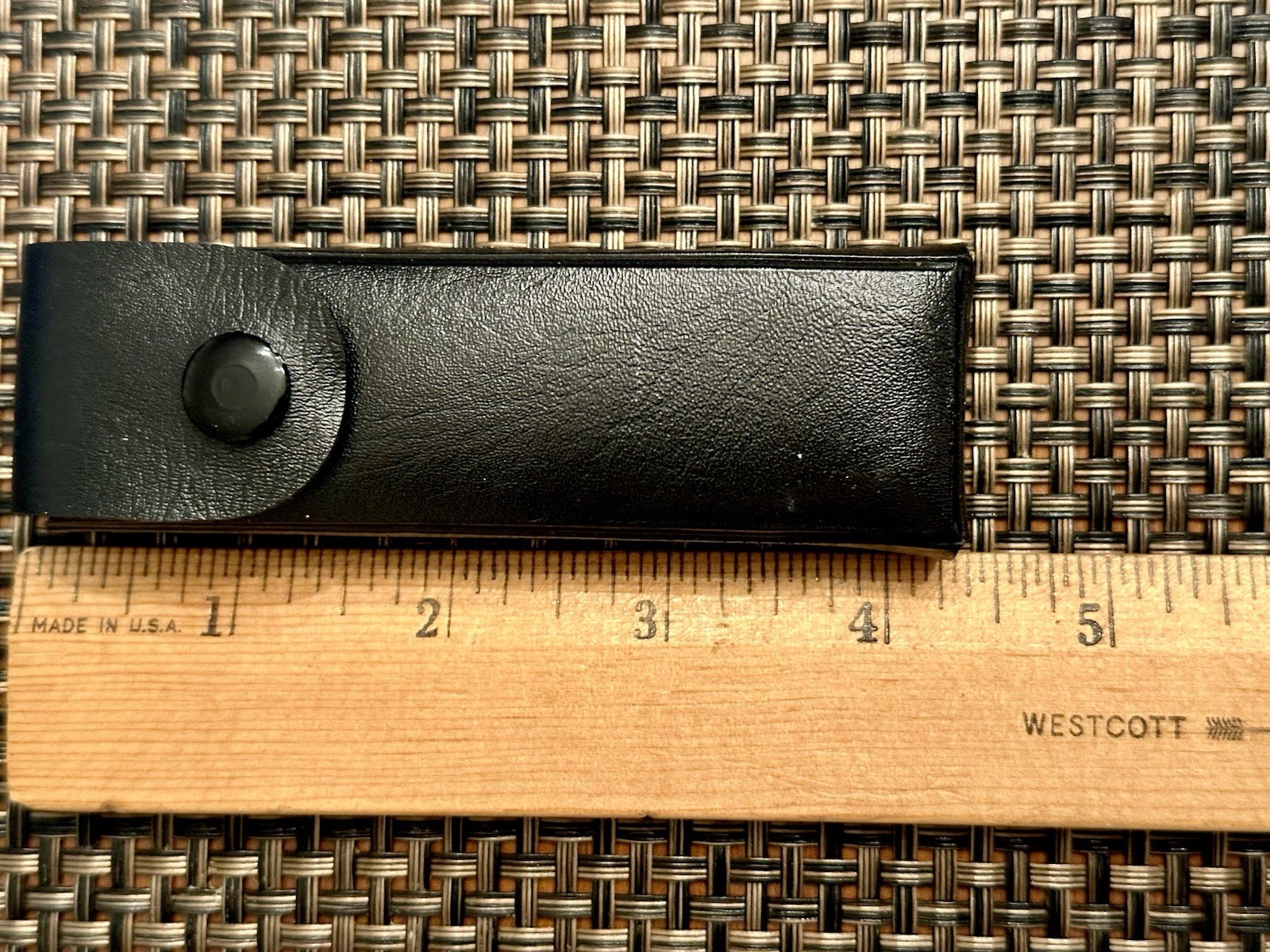 Vintage Stainless Steel Multi-Tool Pocket Knife with Case Made In China EUC!