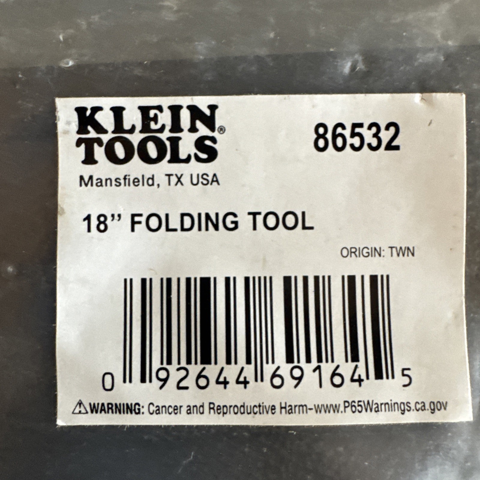 Klein Tools 18 Inch Black Multitool for Sheet Metal Folding Heavy Duty Steel
