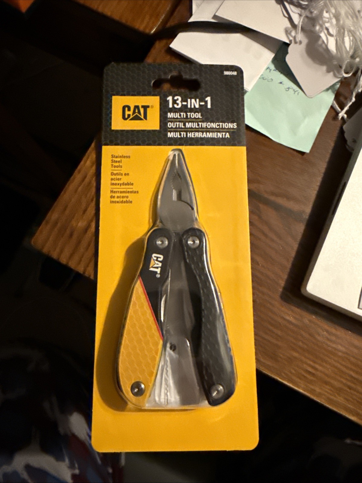 Caterpillar Multi-Function Tool 13-In-1 Aluminum Handle Stainless Tools 980048