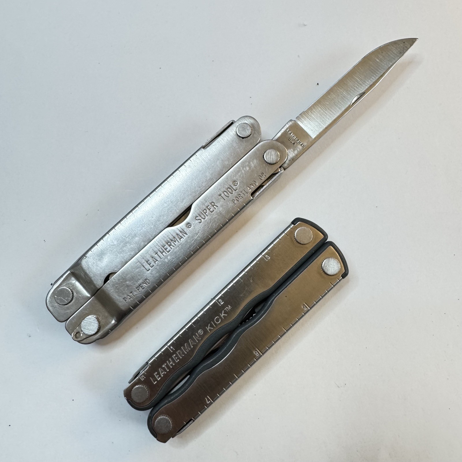 Leatherman Super Tool +Kick Plier Multi Tool Pocket Knife EDC Camping Gear #848