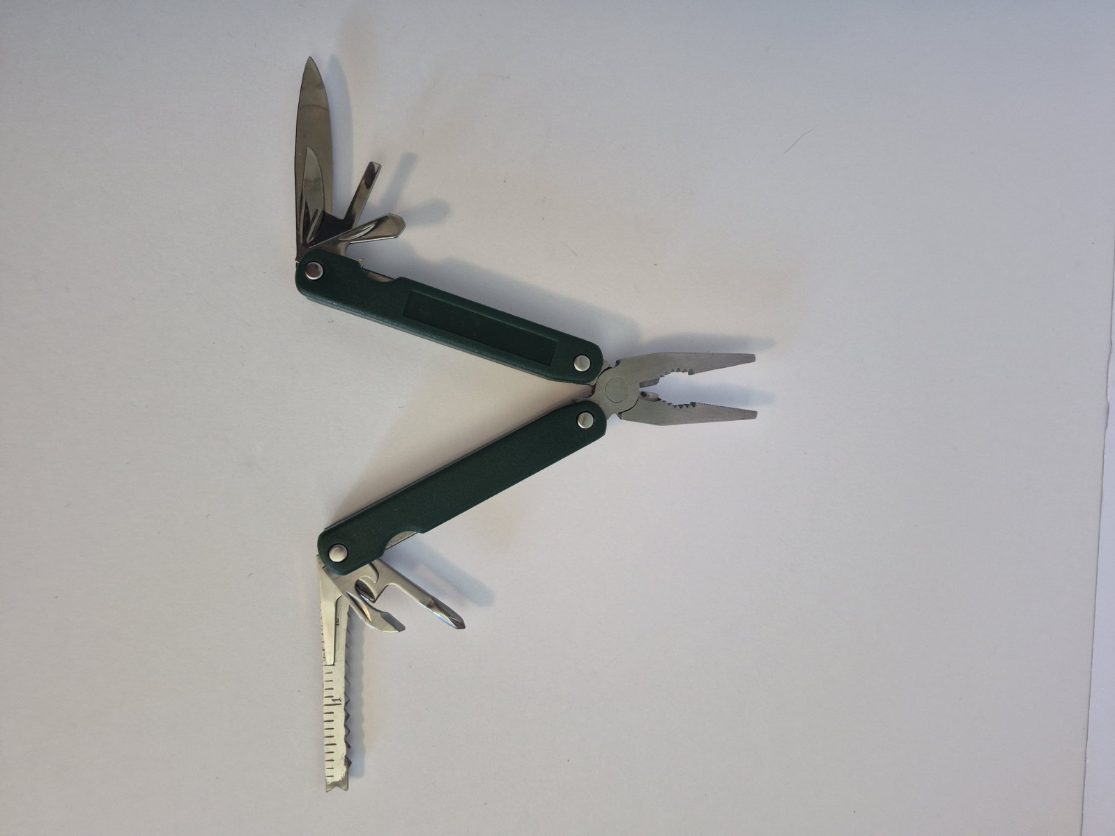 Stainless Steel Green Multi-Tool Utility Camping Hiking