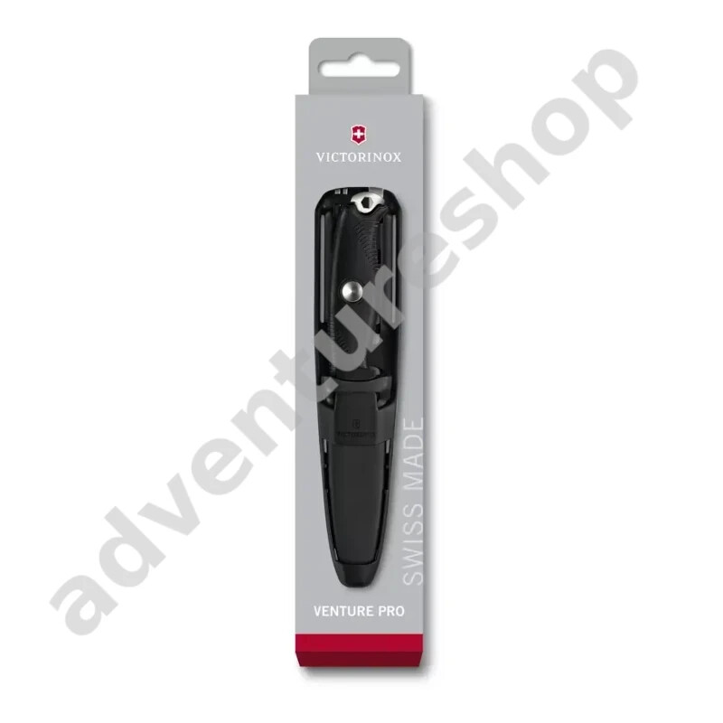 Victorinox Venture Pro Black Full Tang Outdoor Knife with carrying system