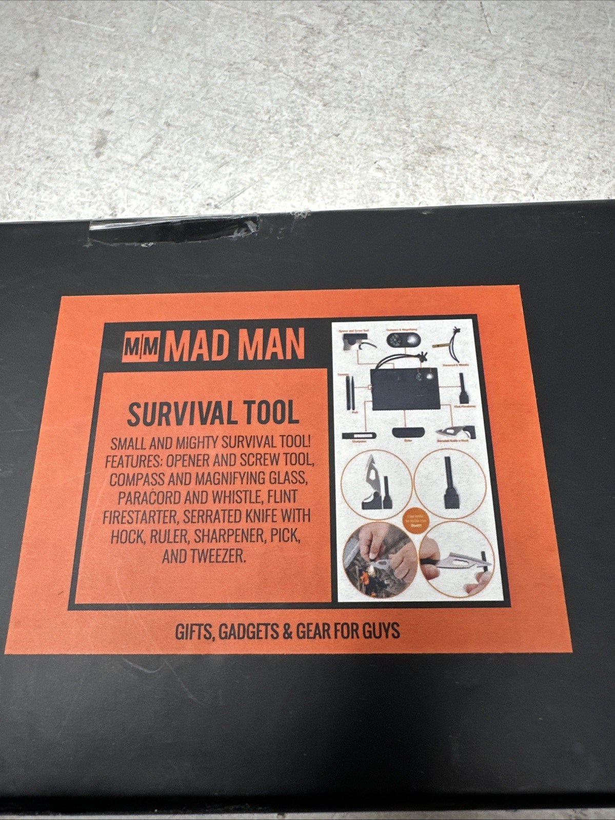 Mad Man, 18 IN 1 Survival Tool, Pocket Tool Set, Small but mighty