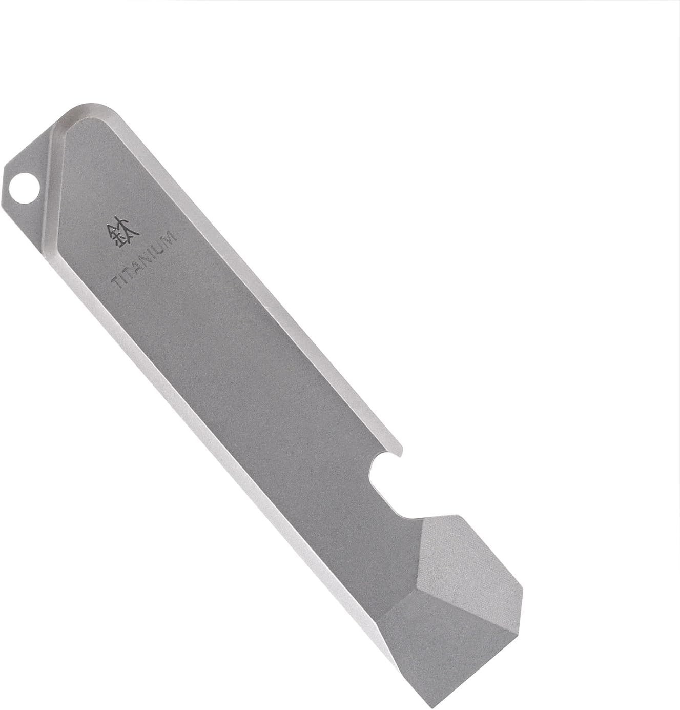 Titanium EDC Pry Bar with Bottle Opener Function Portable Multi Tool