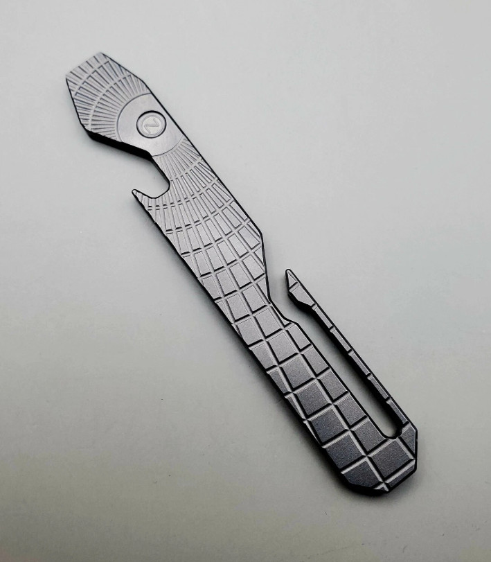 OZ Machine Co. Titanium Pry Bar – Milled Rare! USA Custom Made