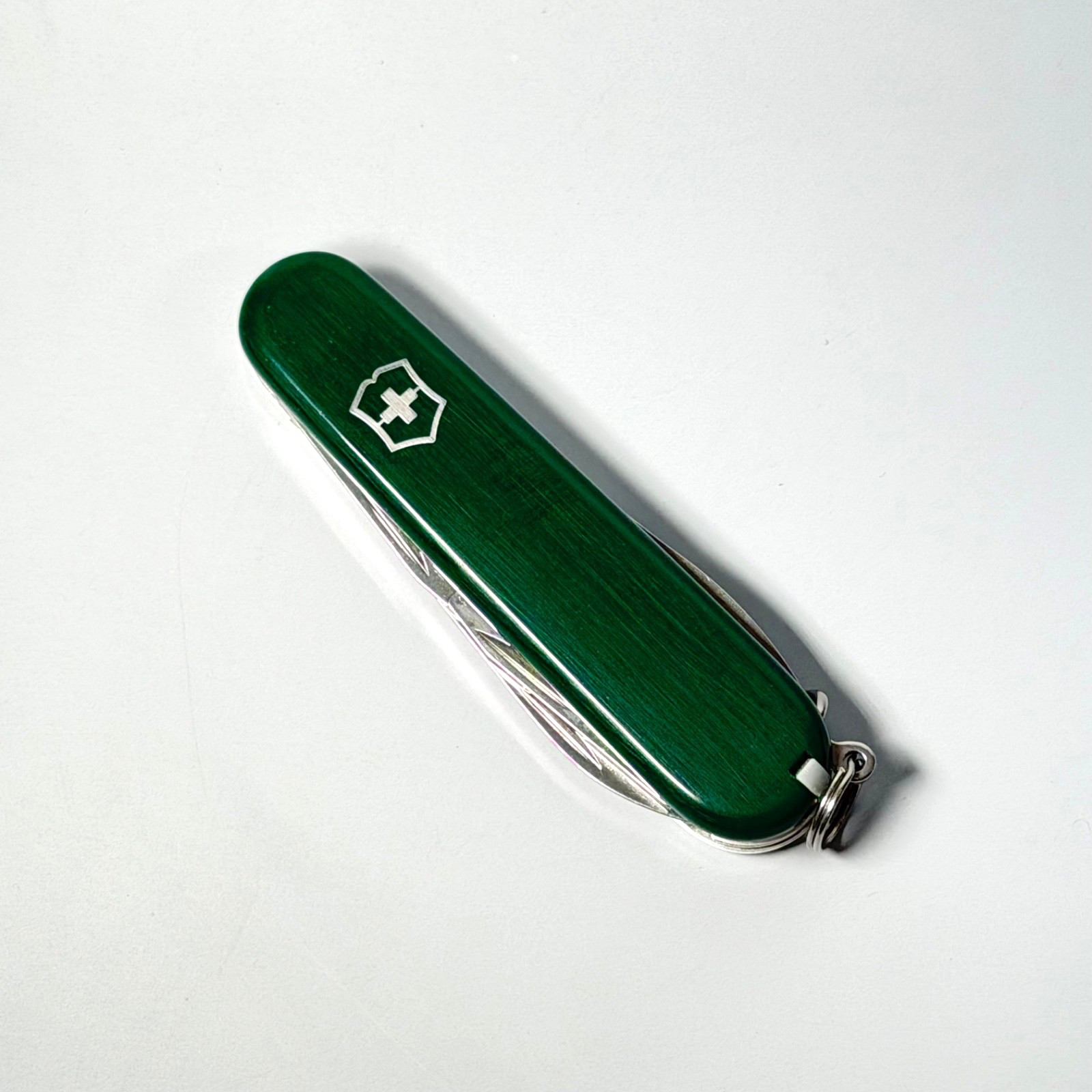 Victorinox Spartan Swiss Army Knife Green/White “Thou Hath Slayed” Advertising