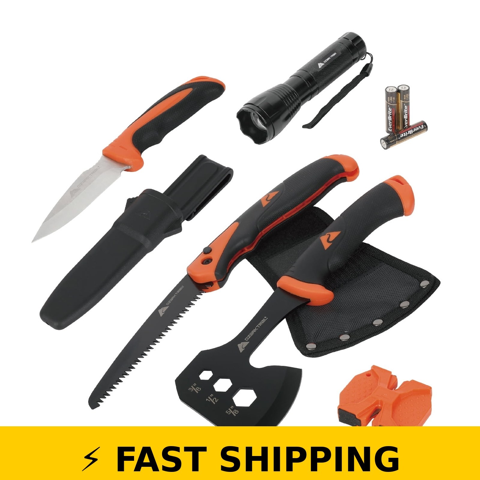 Ozark Trail 7-Piece Camping Multitool Set