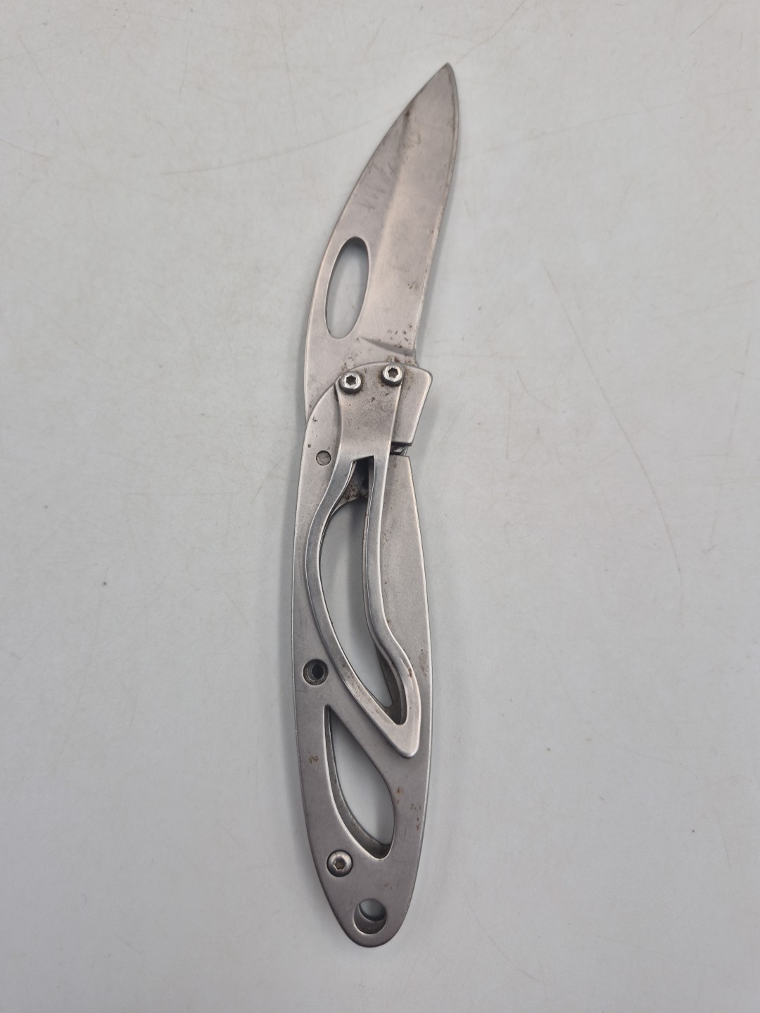 VINTAGE SNAP-ON KEY CHAIN KNIFE 3″ STAINLESS STEEL- Appalachian Trail READ DESC