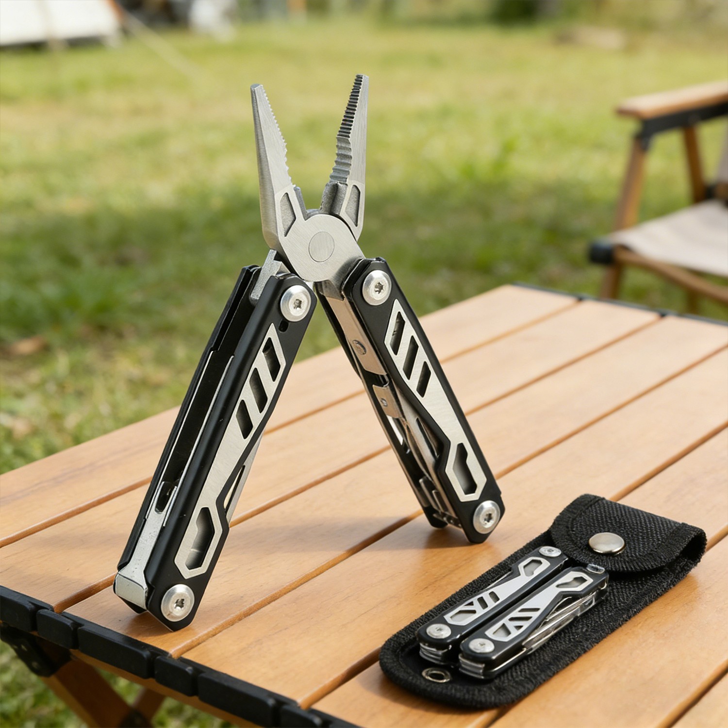 16-in-1 Multi-Tool Pliers Valentine’s Day Gift for Him, Pocket Camping Tools