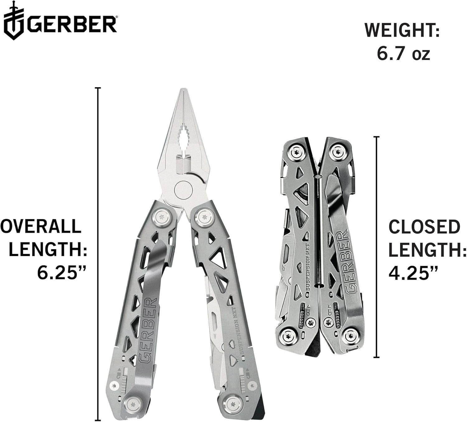 Multiherramienta EDC 15 en 1 con alicate, cuchillo y pelacables, acero inox