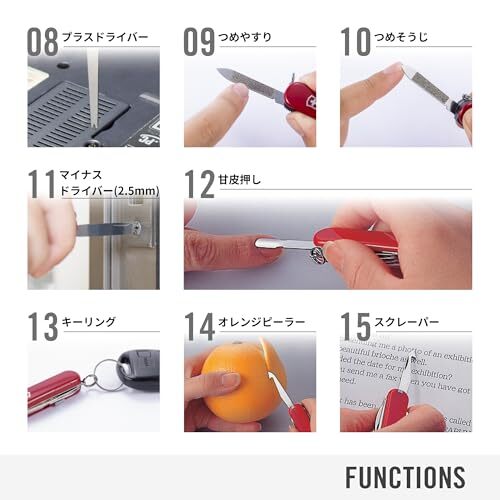 VICTORINOX Victorinox Minichamp ALOX Silver Swiss Army Knife Multi-function