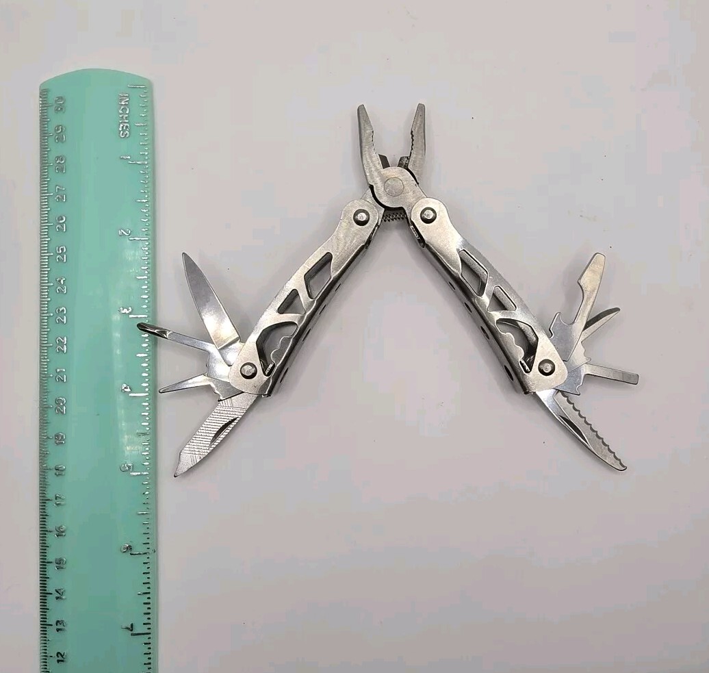Lightweight Multitool Pliers Pocket Knife Pliers Kit Bottle Opener & More