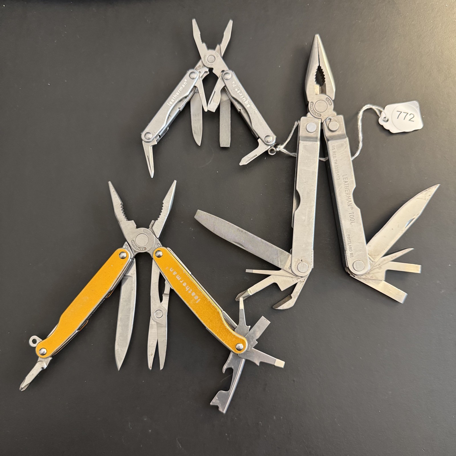 Leatherman Lot – PST, Juice S2, Squirt P4 Multi Tool Pocket Knives  #772