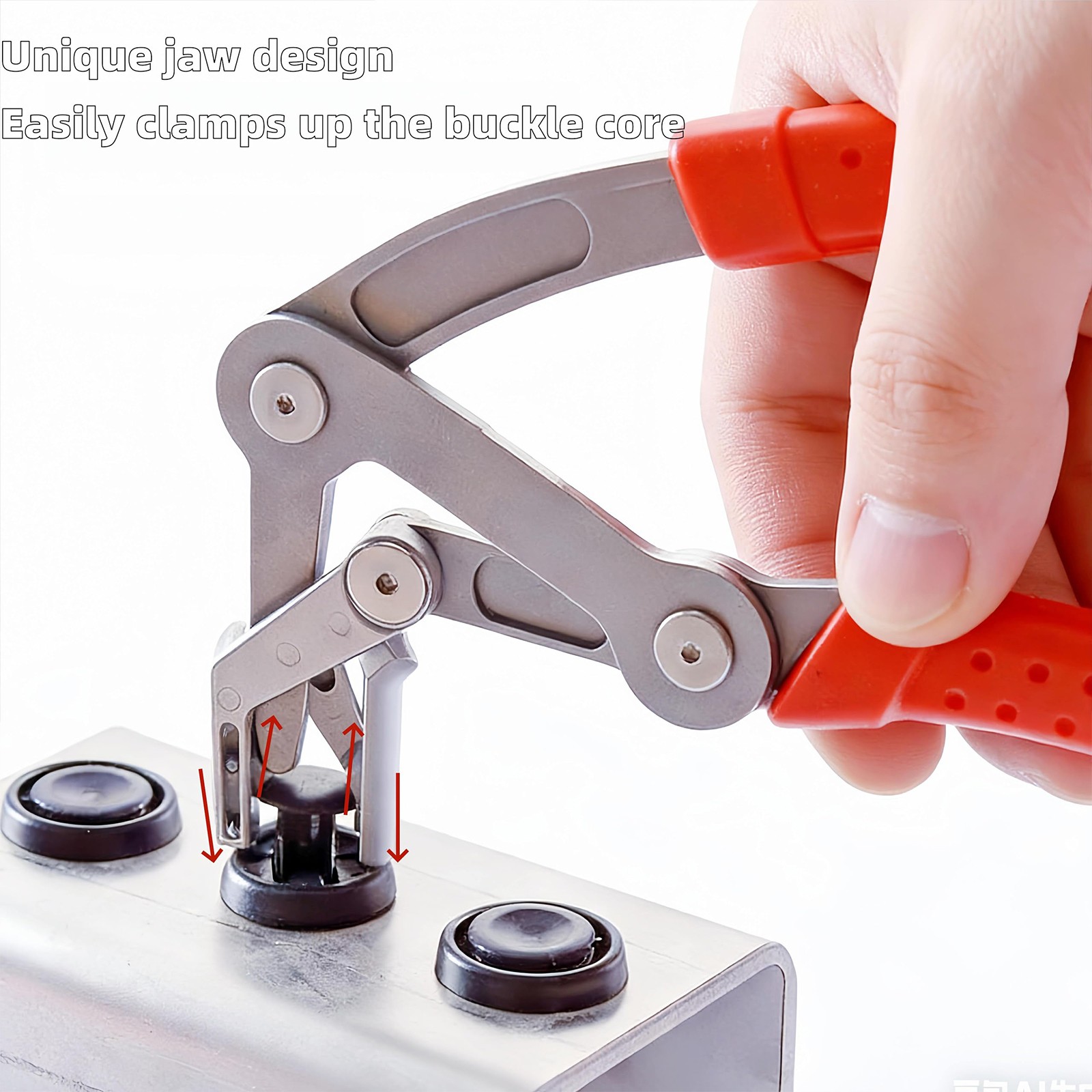 Car Clip Pliers & Trim Removal Tool, Spring-Loaded Fastener Rivet-Remover A