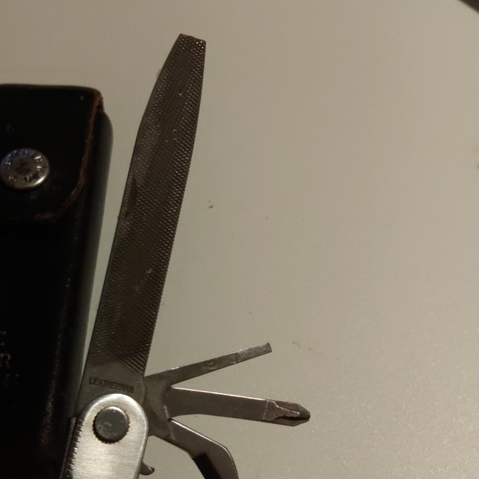 Leatherman Tool Multi-Tool Stainless Steel Silver/Black Sheath Plier Knife File